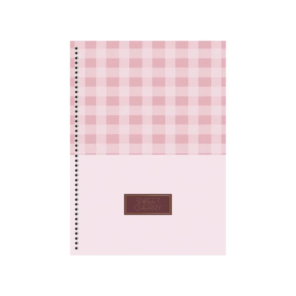 11017-5 Caderno Universitário Feminino Capa Dura Sweet Cherry 80 folhas – Sortido - 5