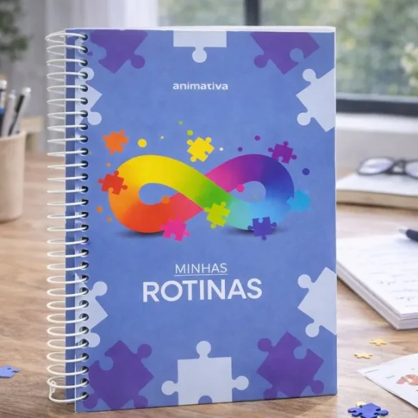 11081-1 Agenda Minhas Rotinas 176 Folhas - Azul