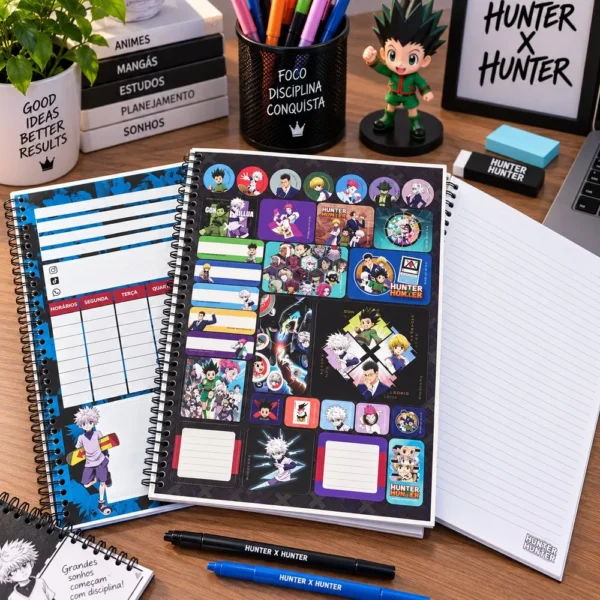11156-1 Caderno Universitário Hunter x Hunter 1 Matéria 80 Folhas