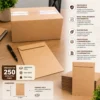 Caixa 250 Envelopes 176x250 - Parda
