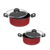 Conjunto Panelas Antiaderente com Tampa de Vidro 13 peças - 2