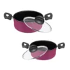 Conjunto Panelas Antiaderente com Tampa de Vidro 13 peças