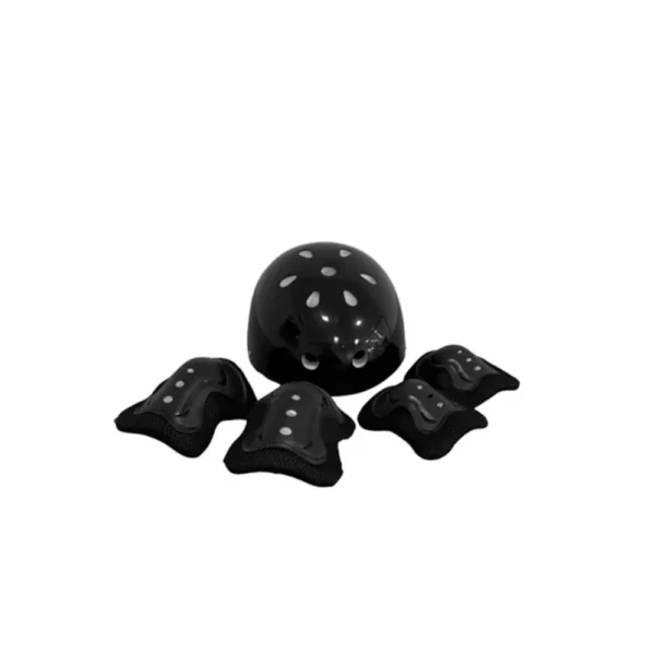 Kit Proteção e capacete Infantil Completo 7 peças