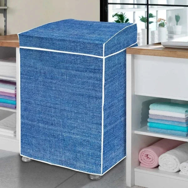 1424-2-1 Capa Maquina de Lavar Flanelada Jeans P - 2