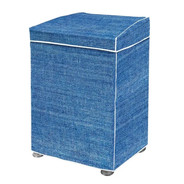 Capa Maquina de Lavar Flanelada Jeans P - 3