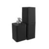 Kit Porta Escova e Dispenser para Sabonete - Preta - 4
