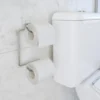 Suporte Banheiro Para Papel Higiênico - Prata