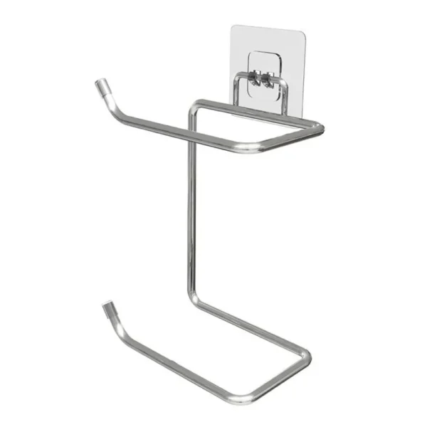 Suporte Banheiro Para Papel Higiênico - Prata - 2