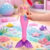 1632-3 Boneca Princesa Sereia Infantil Com Luz Som e Acessórios - 3