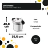 Panela de Pressão com Fechamento Externo 24 Litros - 4