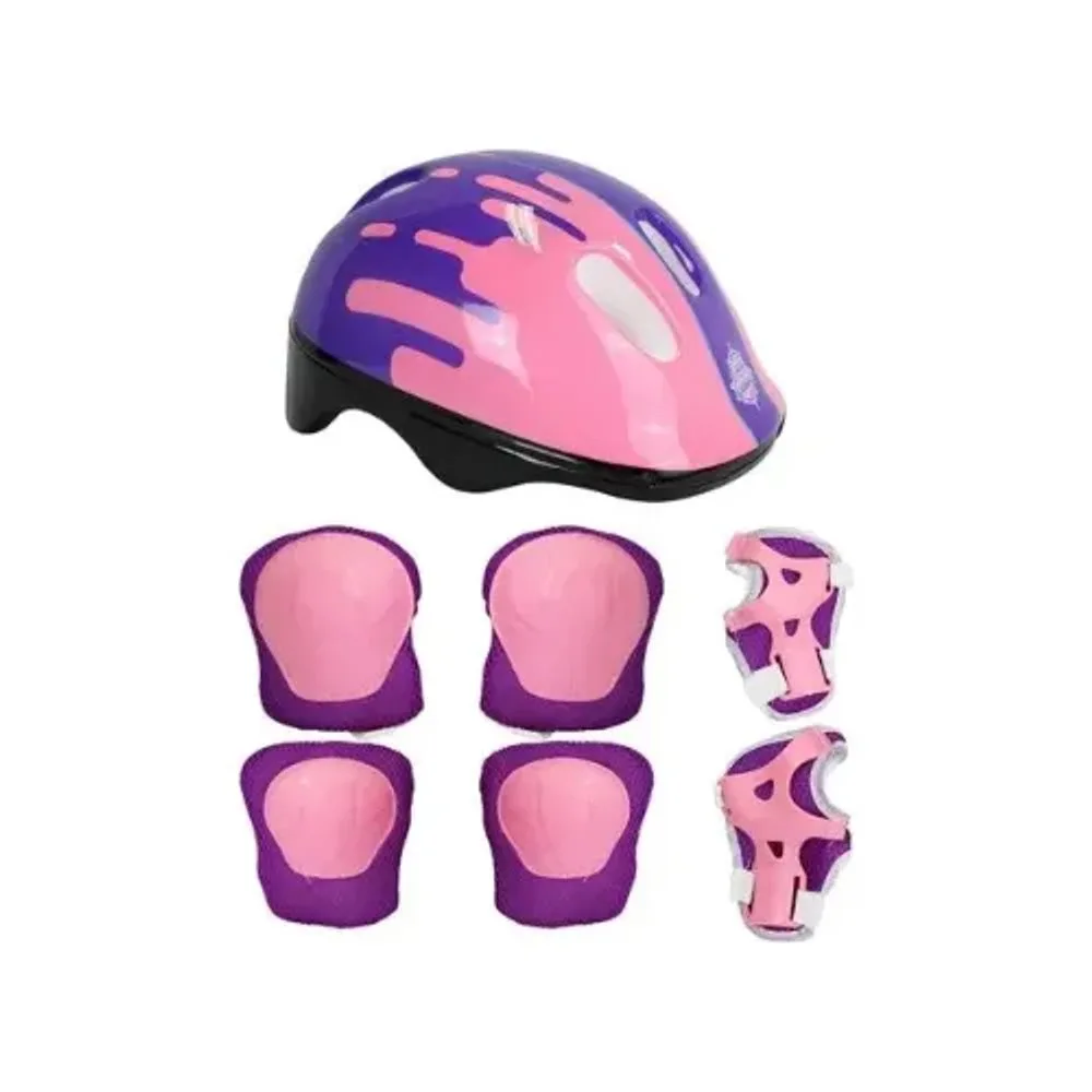 Patins Infantil com Kit de Proteção