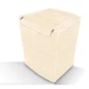 Capa de Maquina de Lavar Abertura Superior C/ Ziper Bege