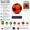 1929-5 Bola De Vinil Futebol Infantil Macia Para Brincadeiras E Lazer - 5