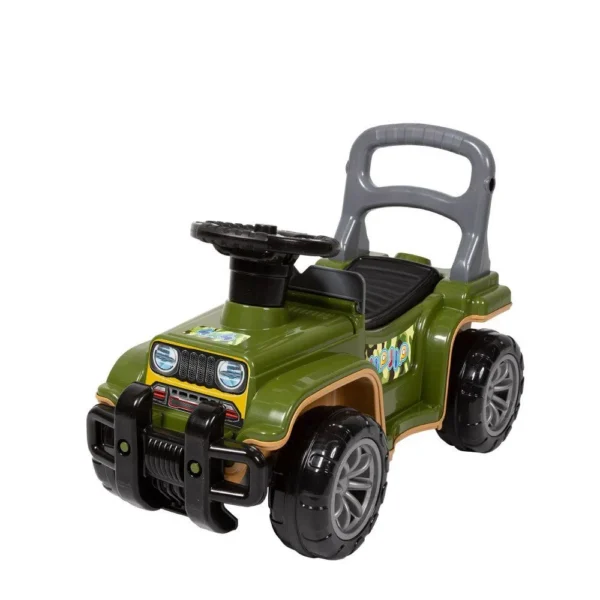 2059-2 Jip Jip Carrinho Passeio Com Empurrador Cor Militar - 2