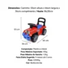Carrinho de Passeio Infantil Jip Spider com Haste - 4