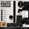 Caixa 40 Rolos Papel Crepom