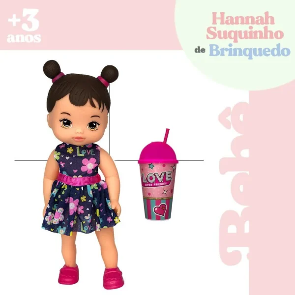 Boneca Hannah Suquinho Com Copo - 2