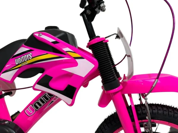 2392-1 Bicicleta Infantil Moto Cross Aro 16 - Rosa