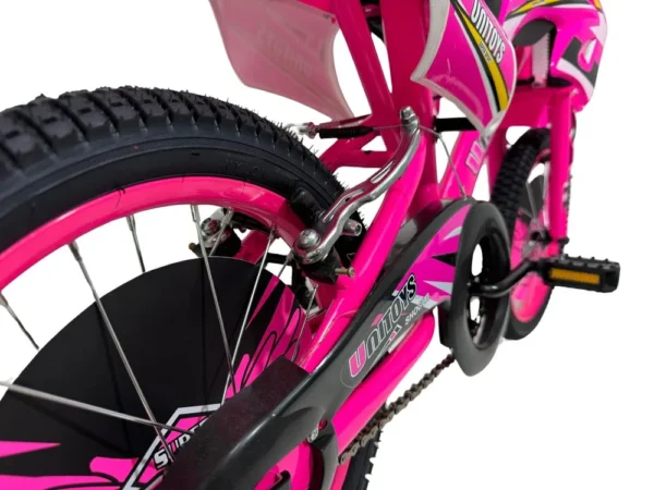 2392-2 Bicicleta Infantil Moto Cross Aro 16 - Rosa - 2