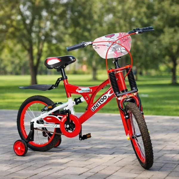 2393-4 Bicicleta Infantil Montana Aro 20 Com Rodinhas - Vermelha - 4