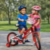 2393-5 Bicicleta Infantil Montana Aro 20 Com Rodinhas - Vermelha - 5
