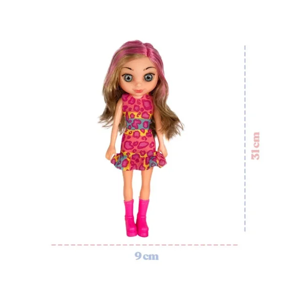 2407-1 Boneca Juju Mommy Mamãe E Filhinha Com Acessórios