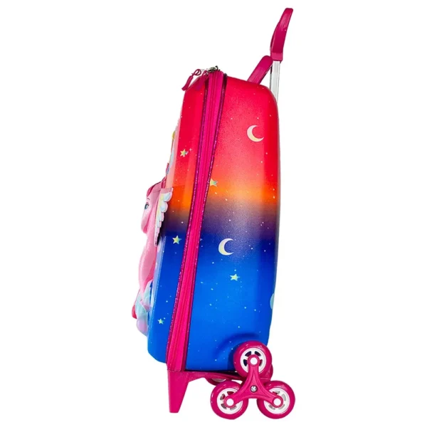 2600AM25-1 Mala Infantil Barbie Pegasus 3D - Multicolorida