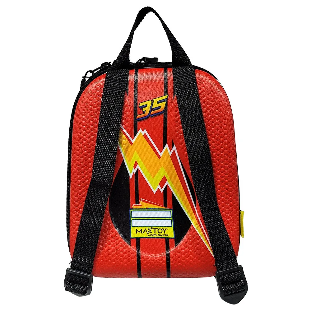 2704AX25-1 Mochila Infantil Turbo Max Ray Tamanho P - Preta