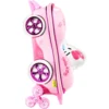 2823BM23-2 Mala Infantil Hello Kitty 3D com Rodinhas - Rosa - 2