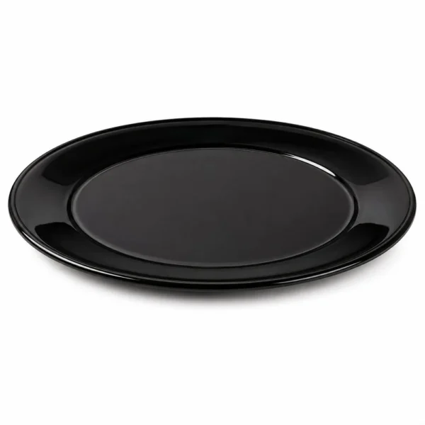 Conjunto 2 Prato Oval Vidro 35CM - Preta - 2