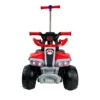 3007-3 Quadriciclo Elétrico Brinquedo Infantil Com Empurrador Passeio Infantil - Vermelho