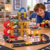 303400-2 Pista de Corrida Infantil com Garagem e 4 Carrinhos - 2