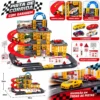 303400-3 Pista de Corrida Infantil com Garagem e 4 Carrinhos - 3
