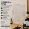 Organizador de Documentos Triplo - 3