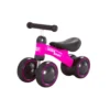 3095-10 Bicicleta Infantil Nuga Sem Pedal 4 Rodas - Rosa - 10