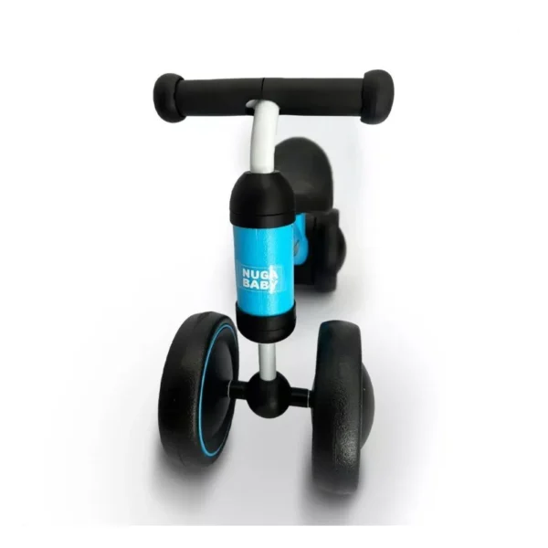 3096-26 Bicicleta Infantil Bike Sem Pedal 4 Rodas - Azul - 26