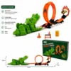 309822-4 Kit Pista Lança Carrinhos Dinossauro Looping com Carrinho de Metal - 4