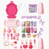 310347-5 Penteadeira Infantil de Brinquedo com Espelho 46 Peças - Rosa - 5