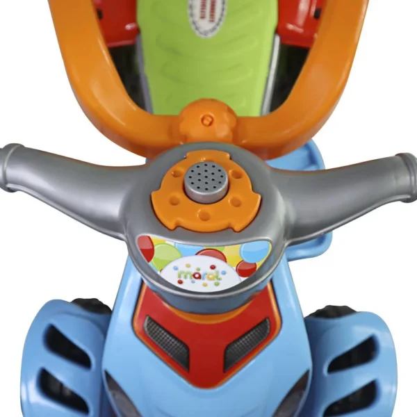3110-3 Quadriciclo Infantil Carrinho De Passeio Moto Menina Menino - Colorido - 3