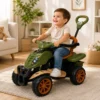 3125-1 Quadriciclo Infantil com Haste Militar - Verde