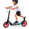 3315-3 Patinete Big Well com freio Pedal Traseiro Rodas Grandes Descanso Manete -Laranja - 3