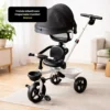 Triciclo Infantil com Empurrador Comfort Branco - 4