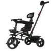 3337-2 Triciclo Com Empurrador Confort Preto - 2