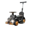 3416-1 Carrinho fusca infantil com luzes e empurrador - Preto