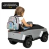 3449-5 Carro Elétrico Infantil Super Truck Futurista 12V - Cinza - 5