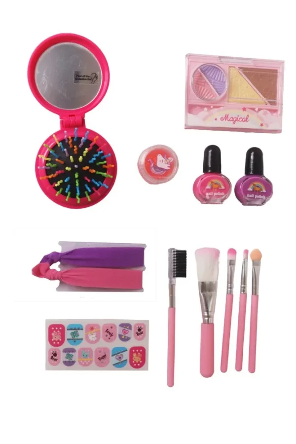 Kit Maquiagem e Cabelo com Pincéis - 2