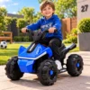 3654-6 Quadriciclo Elétrico Infantil 6V Super Future - Azul - 6