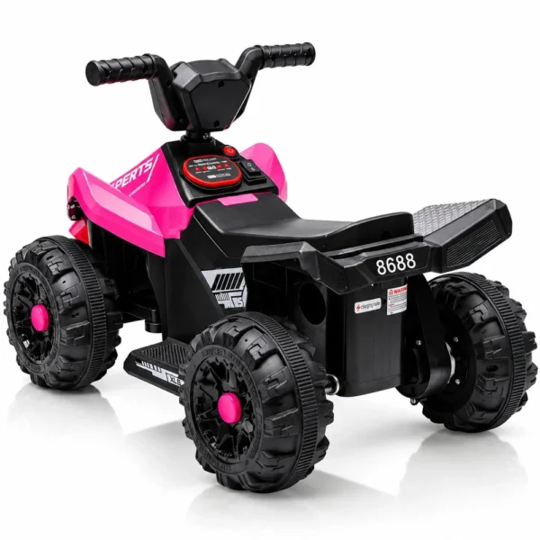 3655-4 Quadriciclo Elétrico Infantil 6V Super Future - Rosa