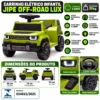 Carrinho Elétrico Infantil Jipe Lux - verde - 3