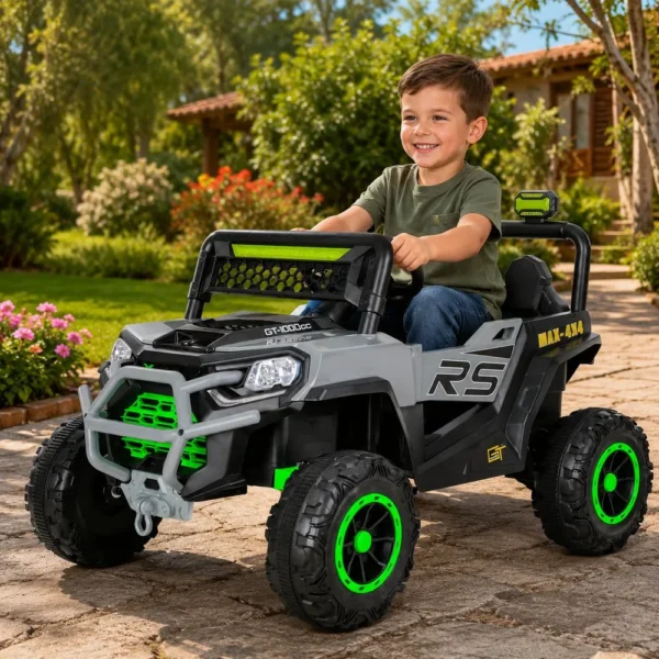 3670-3 Carrinho Elétrico Infantil Jipe Force - Cinza - 3